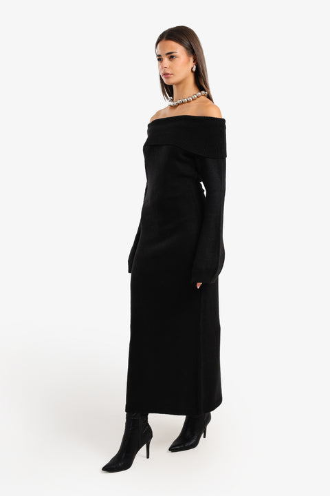 Off Shoulder Maxi Dress