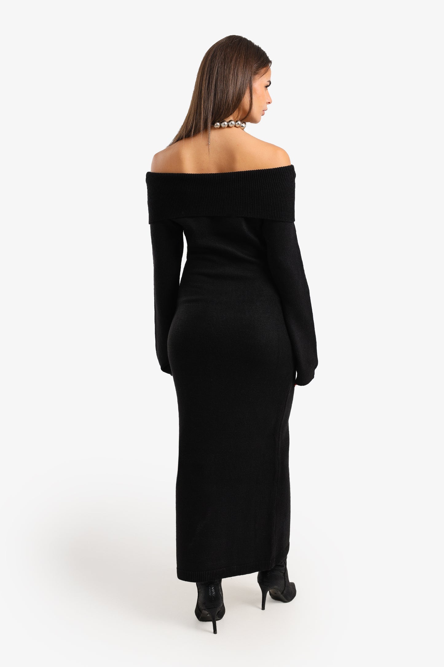 فستان ماكسي أوف شولدر