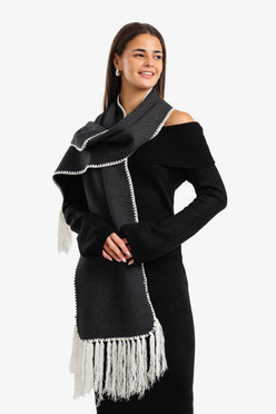 Fringed Rectangular Scarf