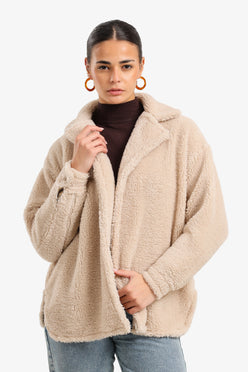 Notch Collar Relaxed Jacket