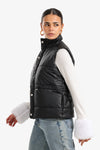 High Neck Puffer Vest