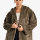 Hooded Faux Fur Coat