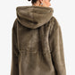 Hooded Faux Fur Coat