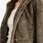 Hooded Faux Fur Coat