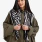Zebra-Print Satin Scarf