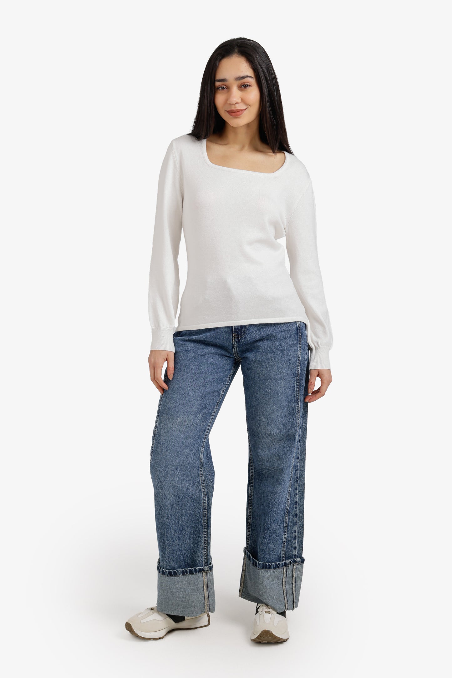 Square Neck Pullover