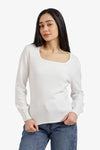 Square Neck Pullover