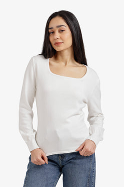Square Neck Pullover