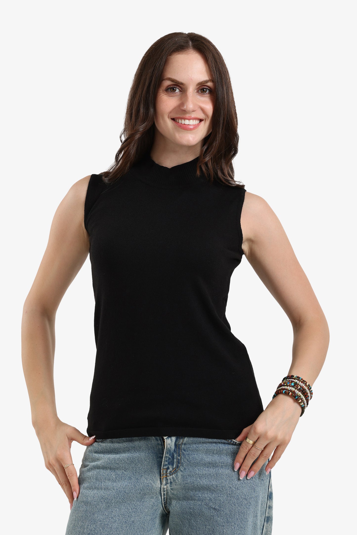 بلوفر بدون أكمام سهل الارتداء