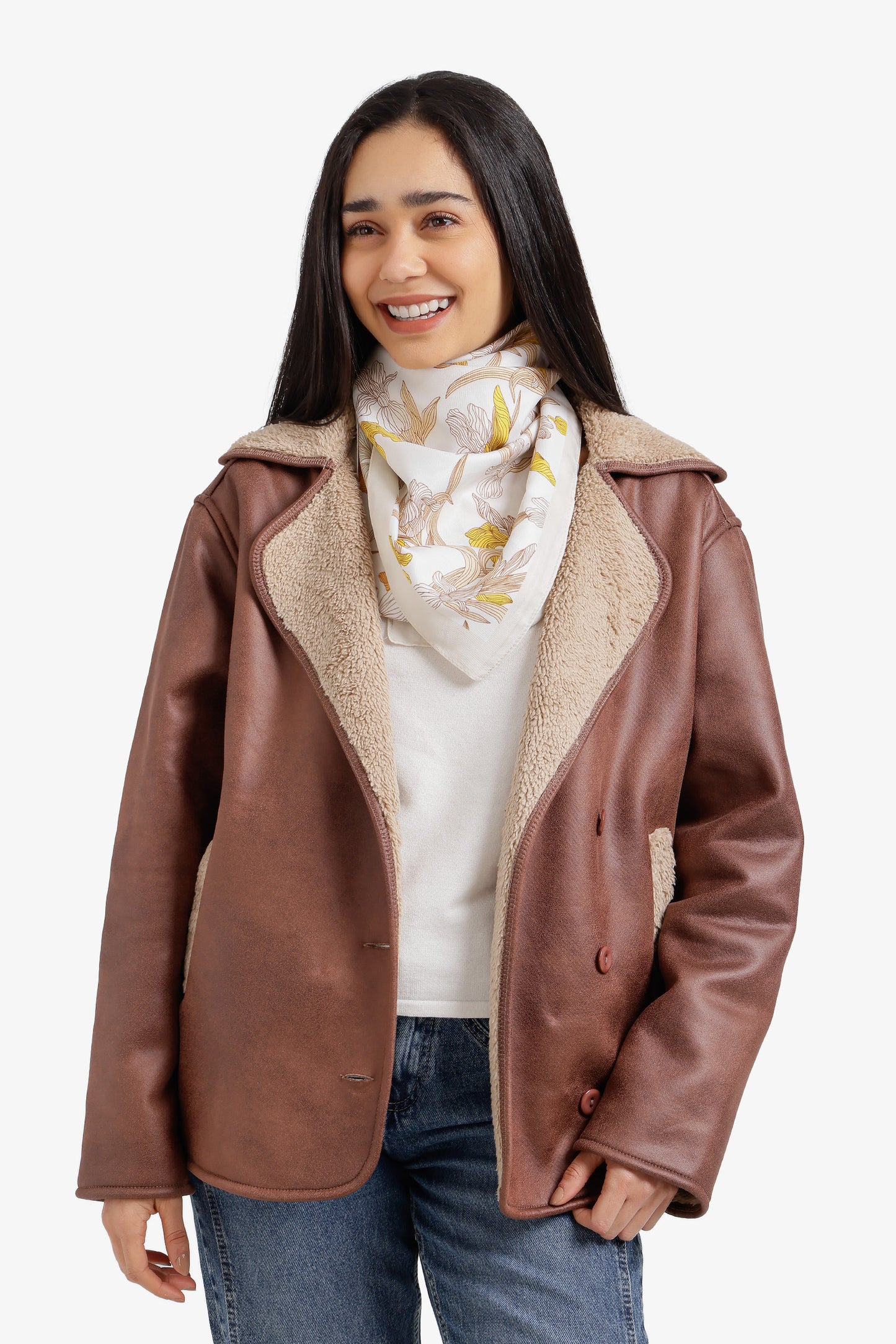 Botanical Satin Scarf