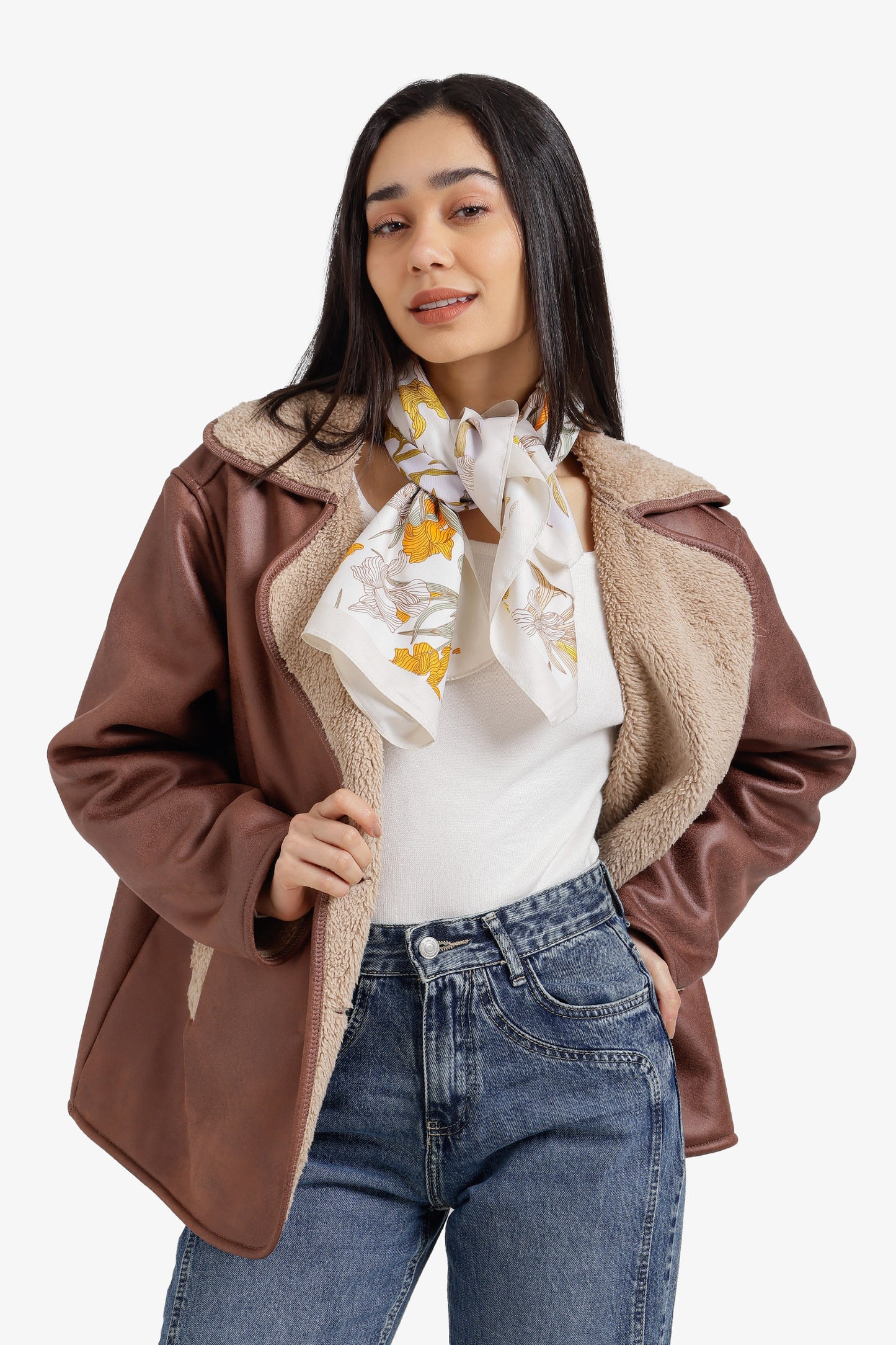 Botanical Satin Scarf