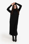 Turtle Neck Midi Dress