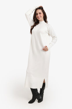 Turtle Neck Midi Dress