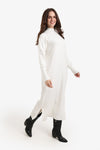 Turtle Neck Midi Dress