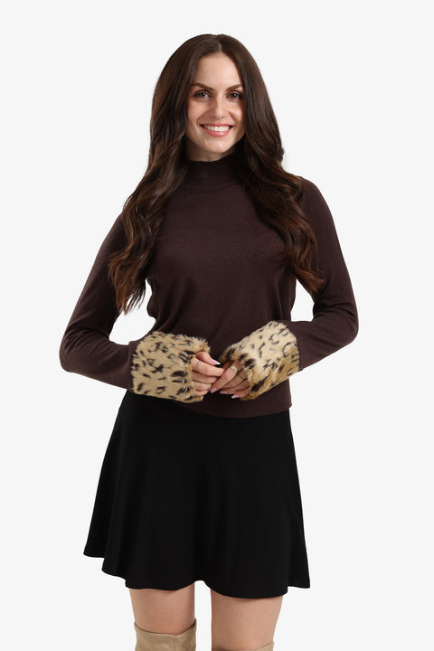 Fur Cuffs Pullover