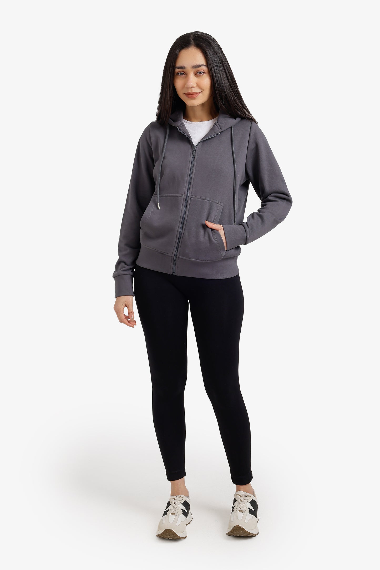 سويت شيرت مريح بقصة عادية