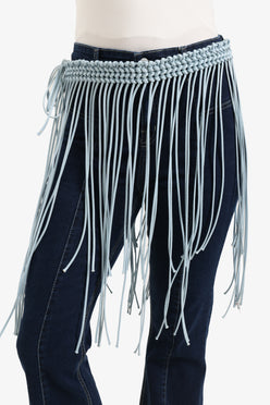 Waist Braided Fringe Belt