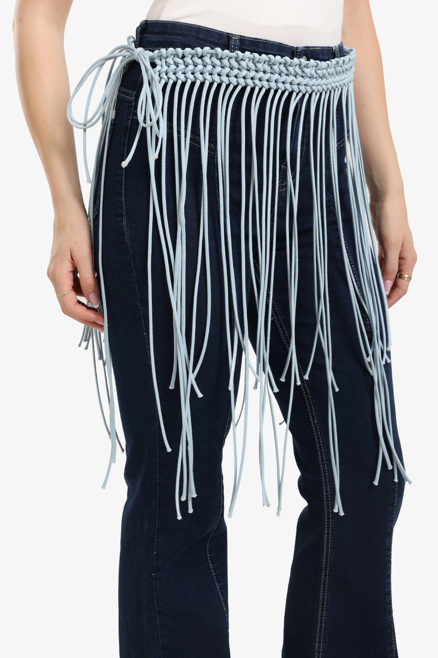 Waist Braided Fringe Belt