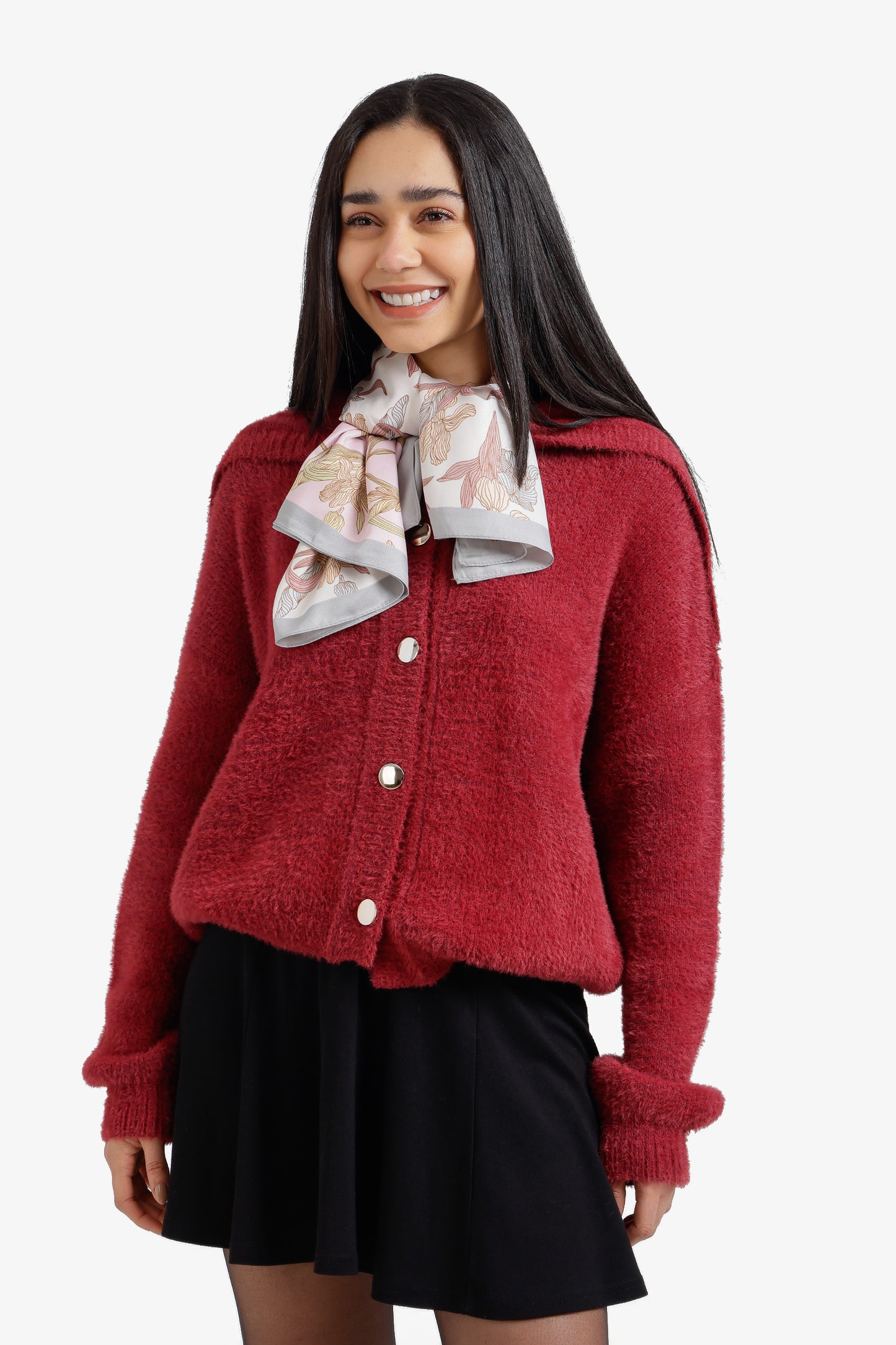 Botanical Satin Scarf