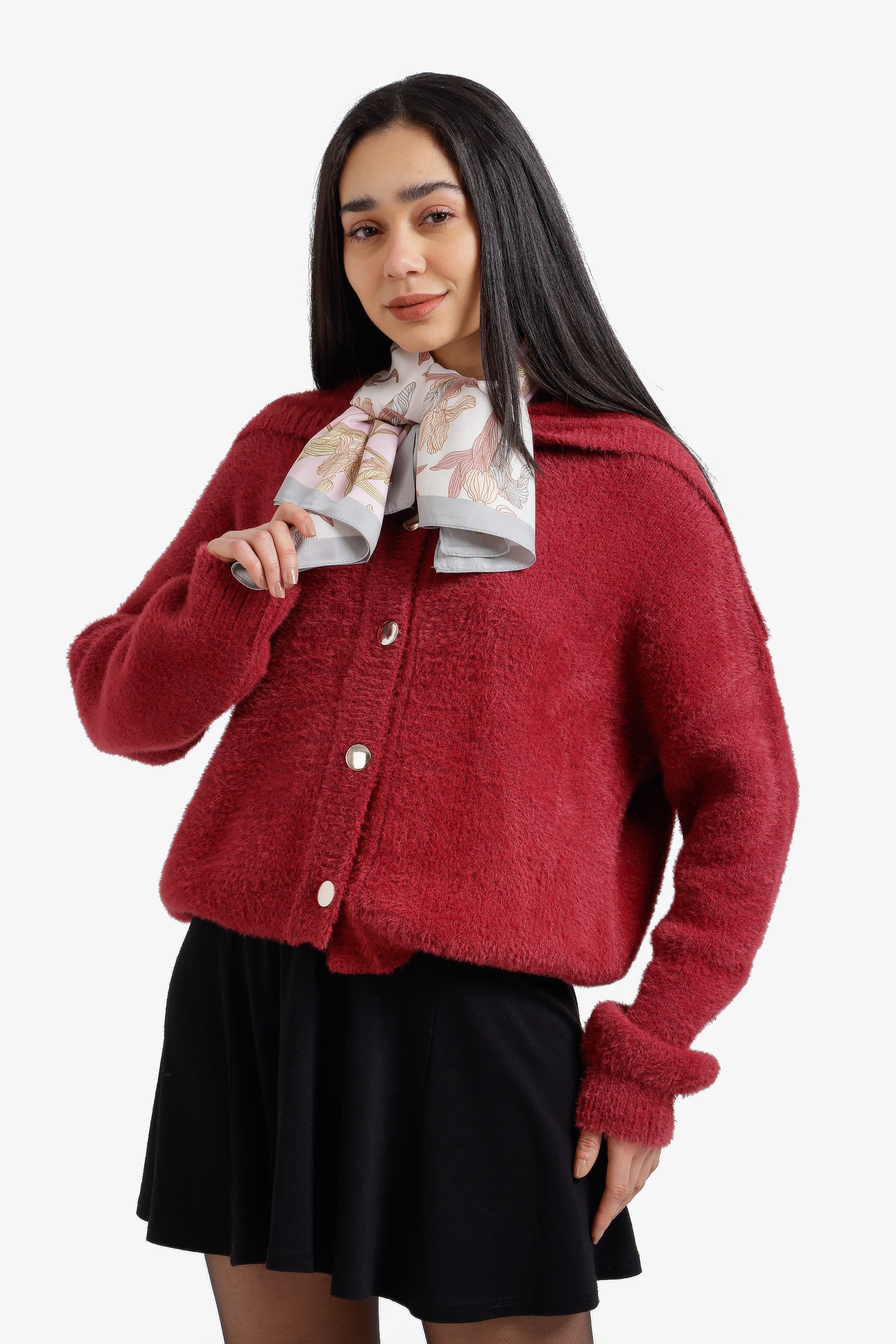 Botanical Satin Scarf