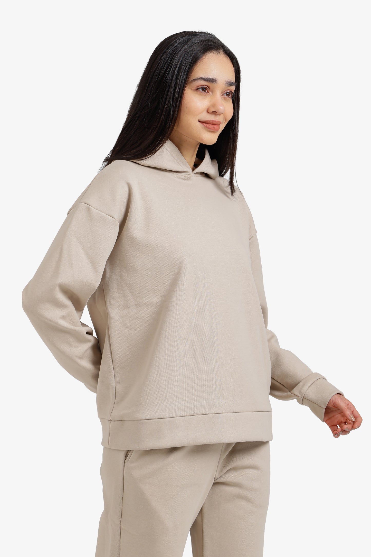 سويت شيرت مريح بغطاء رأس