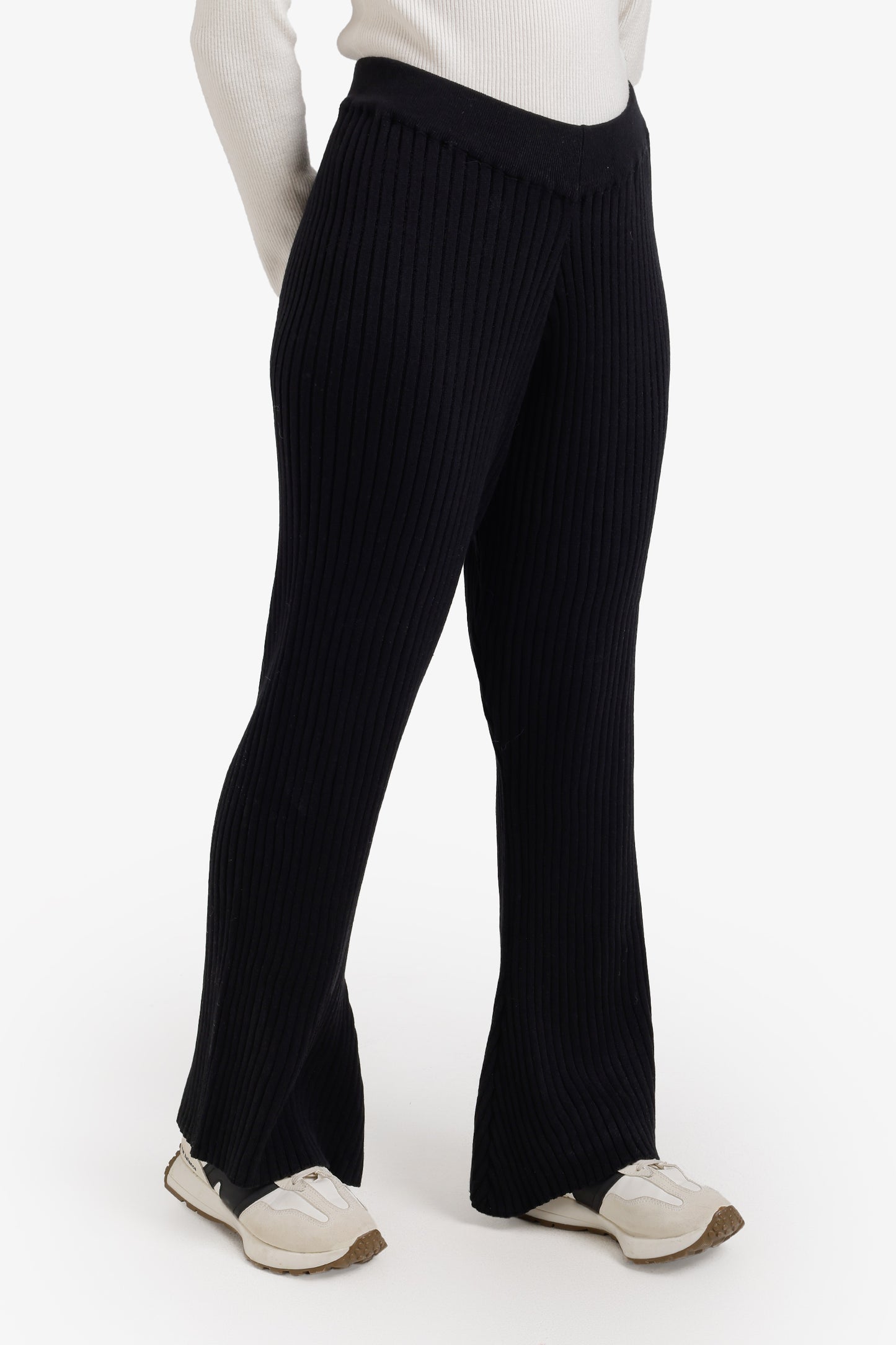 Ribbed Flare Pants