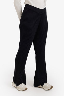 Ribbed Flare Pants