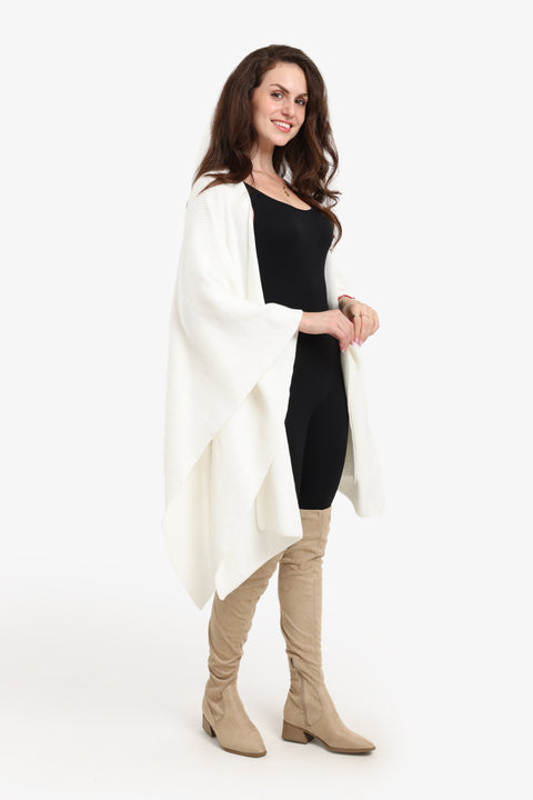One Size Knitted Poncho