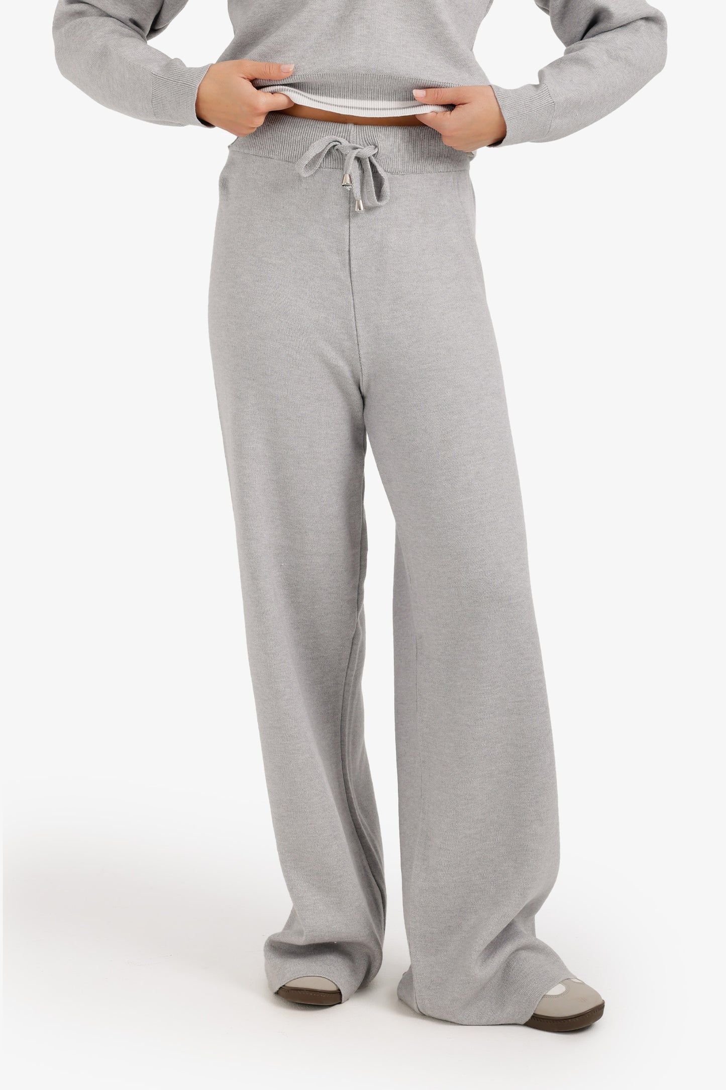 Wide-Leg Lounge Pants