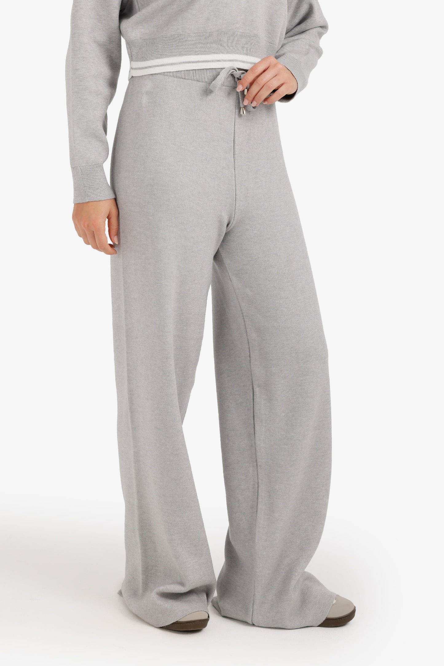 Wide-Leg Lounge Pants