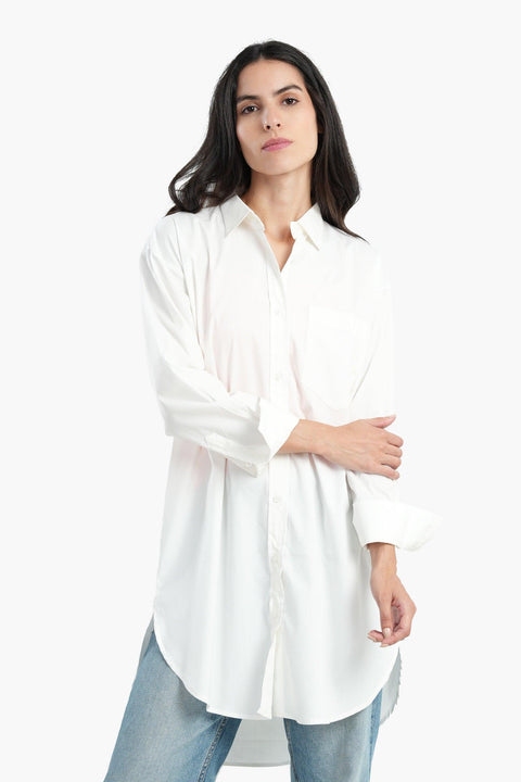 Hip Length Basic Shirt