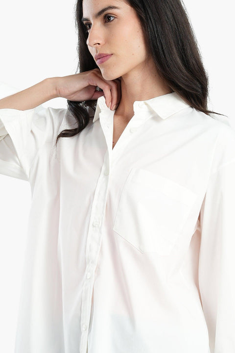 Hip Length Basic Shirt