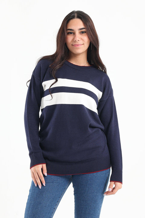 Wide Stripes Pullover