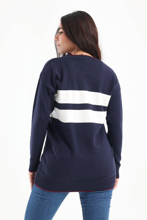 Wide Stripes Pullover