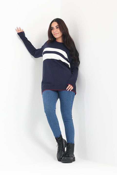 Wide Stripes Pullover