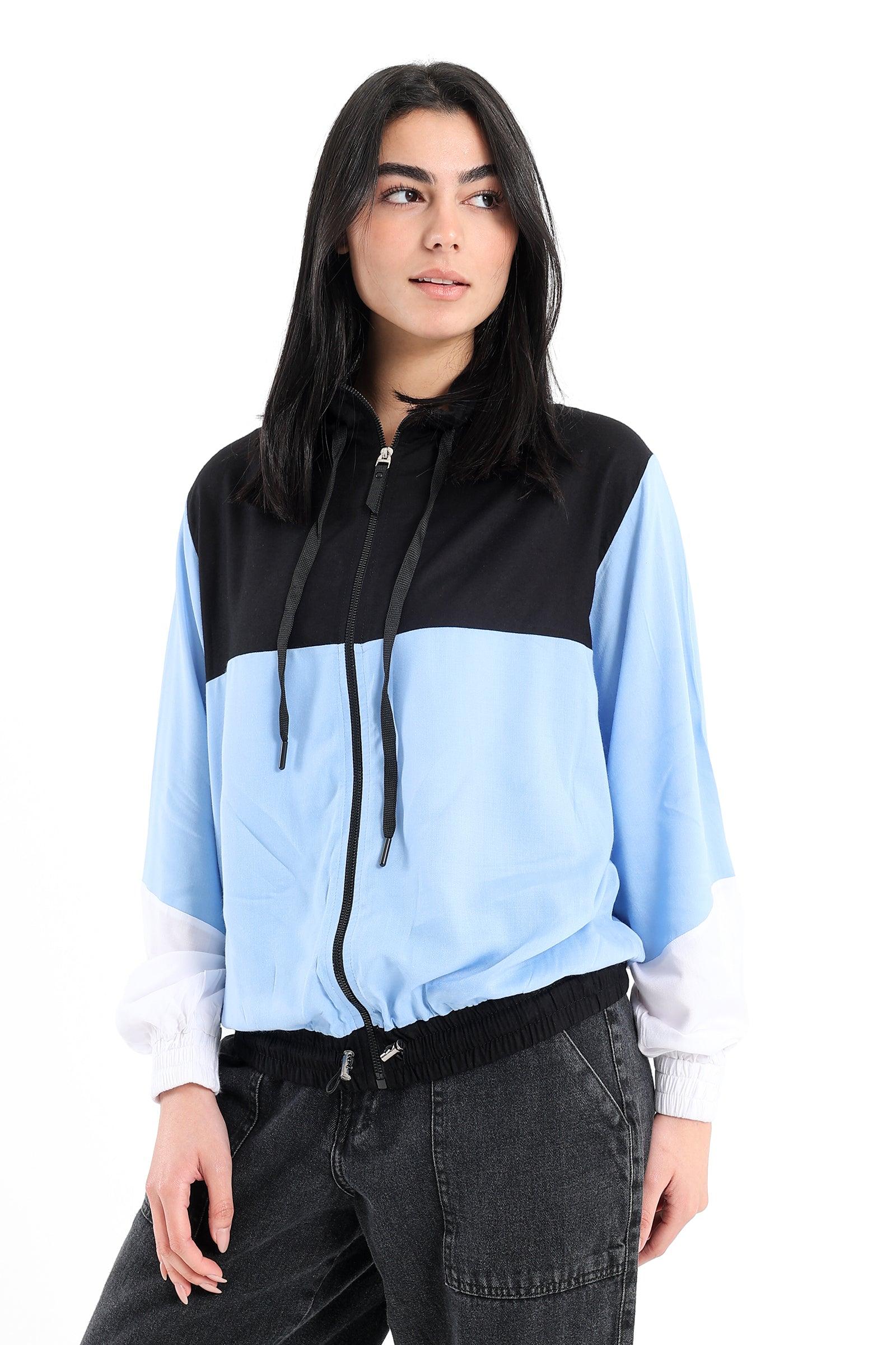 جاكيت خفيف بثلاثة ألوان