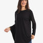 Plain Blouse with Batwing Sleeve