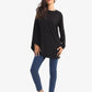 Plain Blouse with Batwing Sleeve
