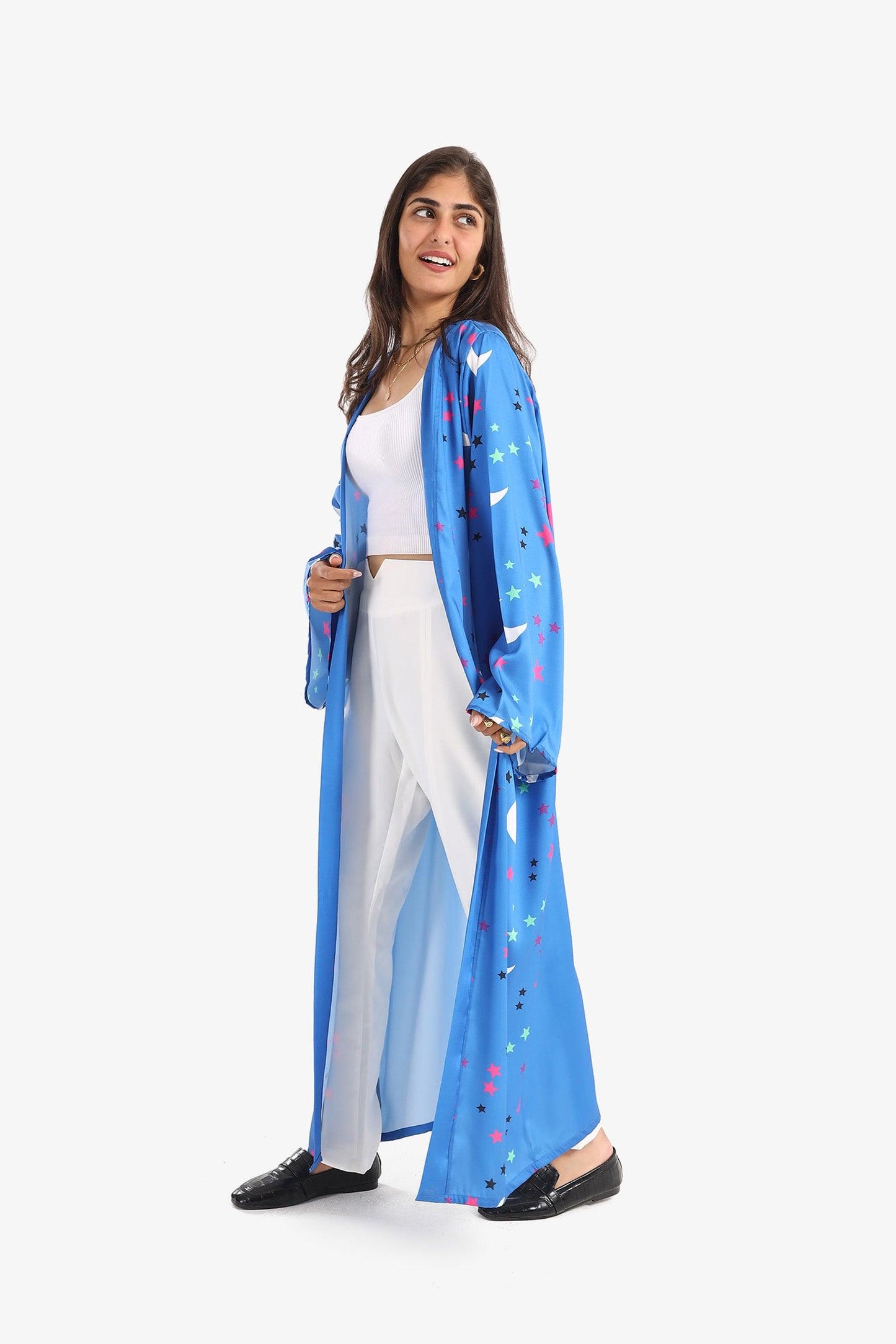 كيمونو بطبعة أهلّة ونجوم