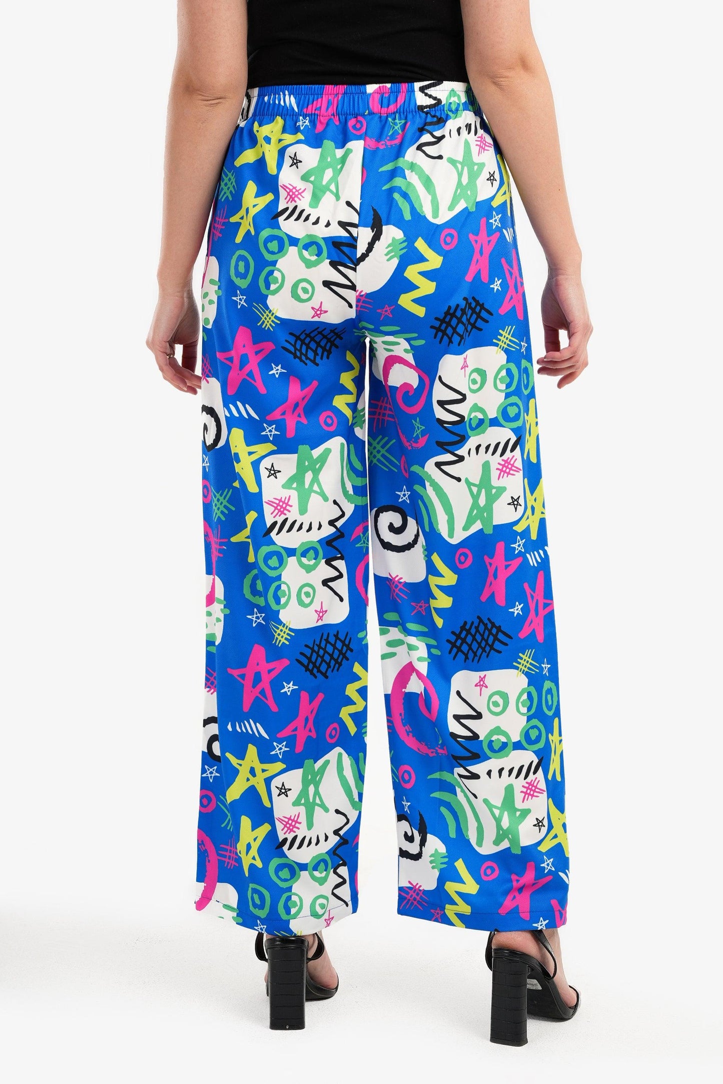 بنطلون مطبوع هاي ويست