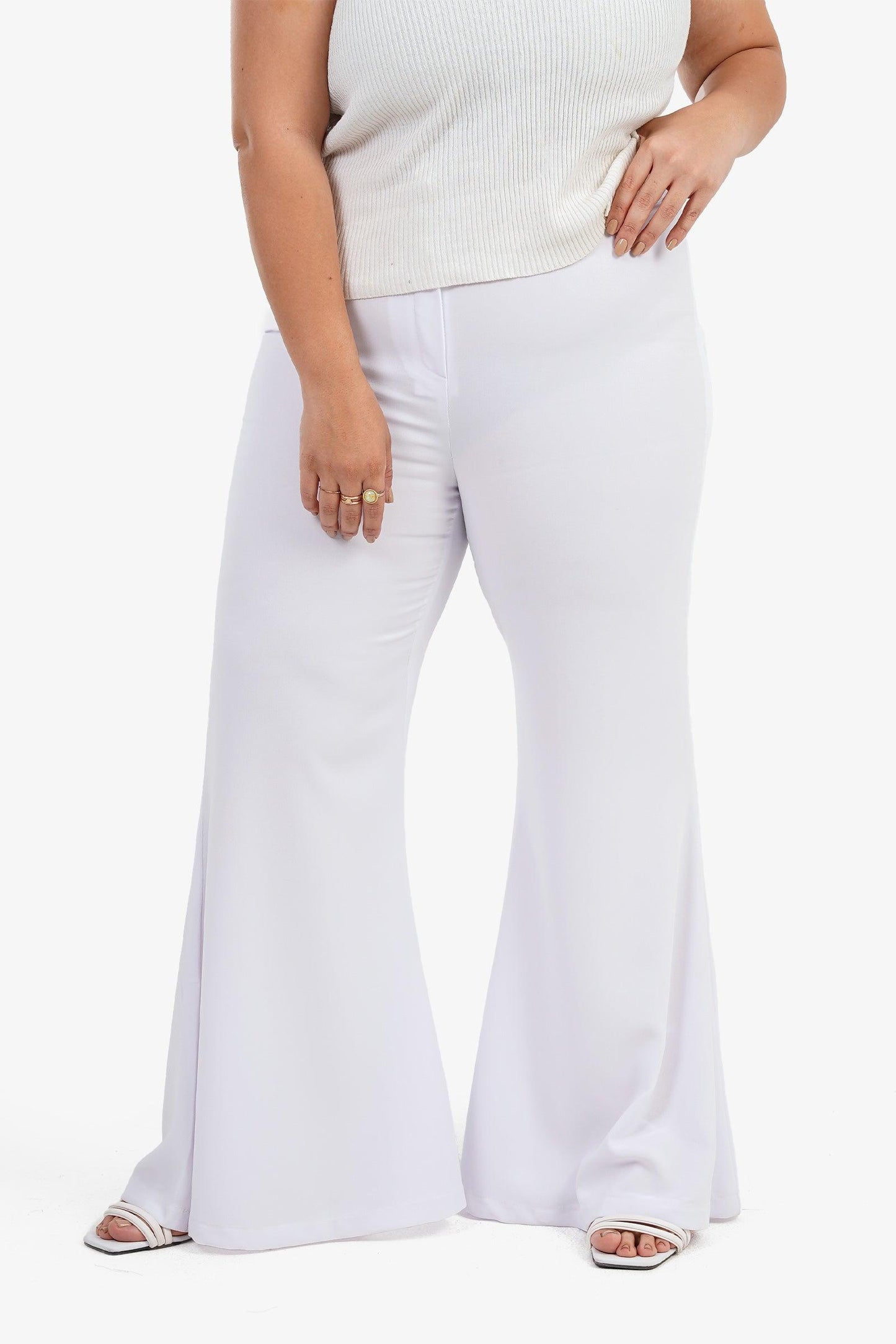 بنطلون فلير كريب ليكرا