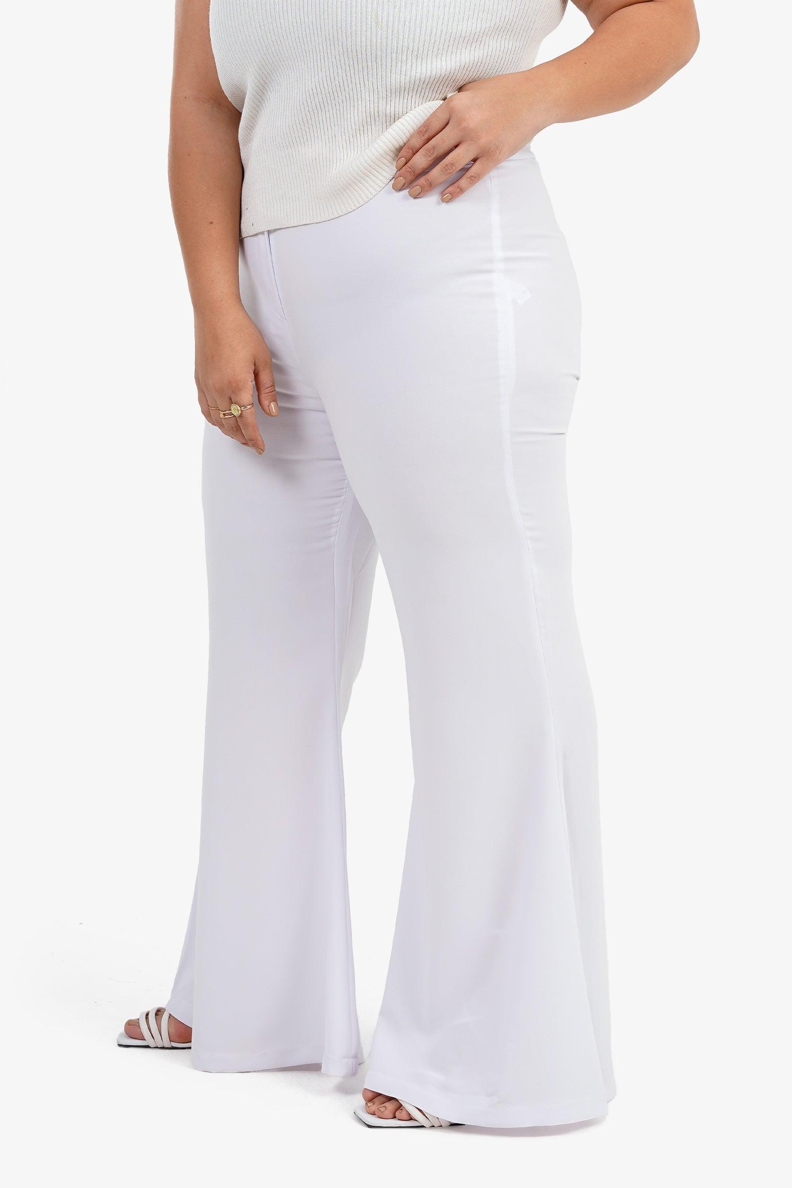 بنطلون فلير كريب ليكرا