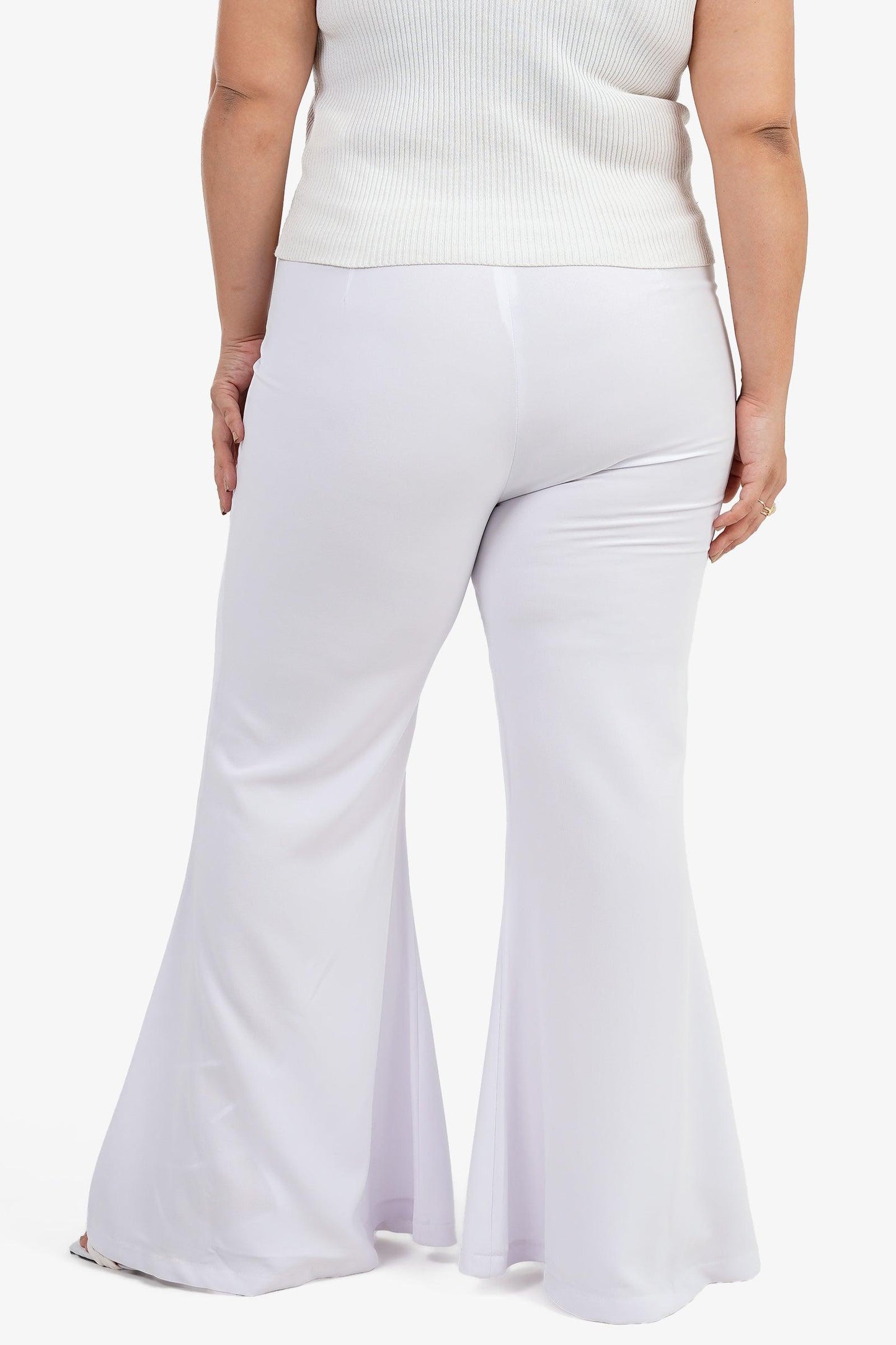 بنطلون فلير كريب ليكرا