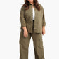 Linen Baggy Pants with Slits