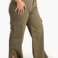 Linen Baggy Pants with Slits