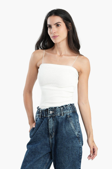 Slim Top with Spaghetti Straps