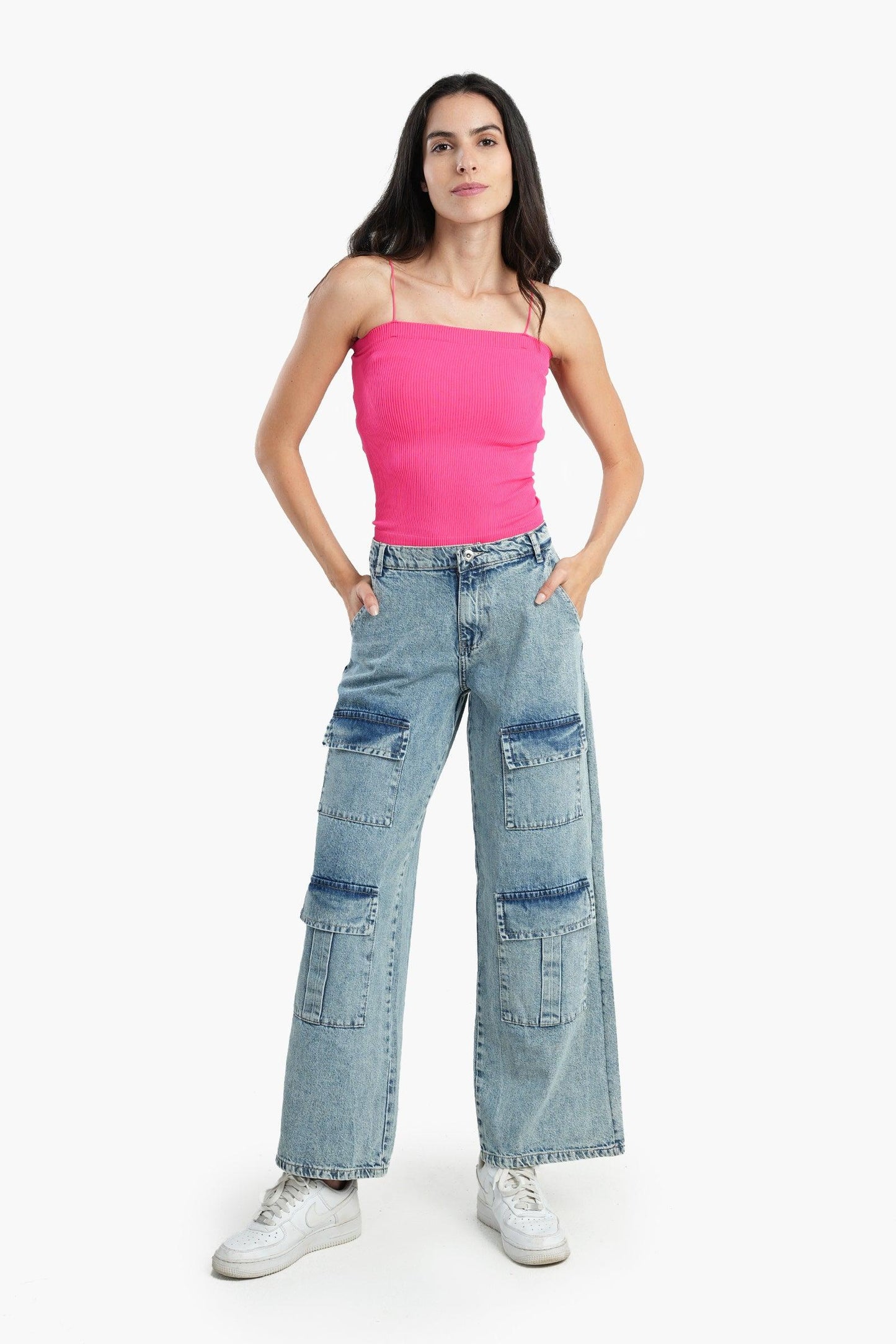 Slim Top with Spaghetti Straps