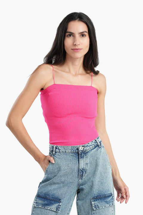 Slim Top with Spaghetti Straps