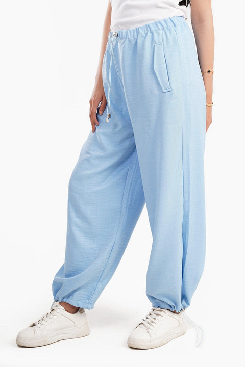 Linen Lounge Parachute Pants