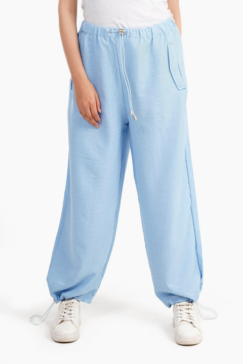 Linen Lounge Parachute Pants